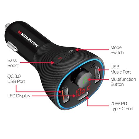 monster bluetooth fm transmitter instructions